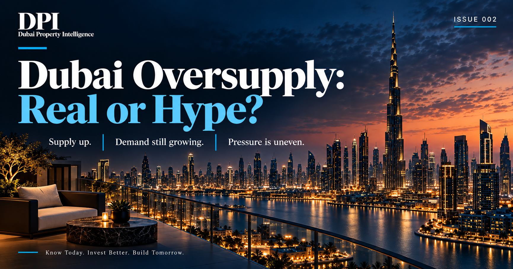 Dubai Property Intelligence — Número 002 — Exceso de oferta en Dubái
